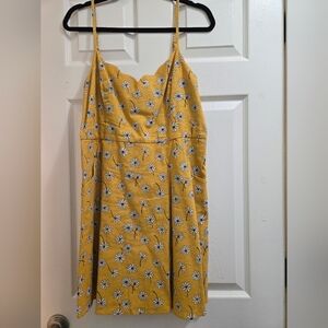 Market & Spruce Yellow Daisy Dress